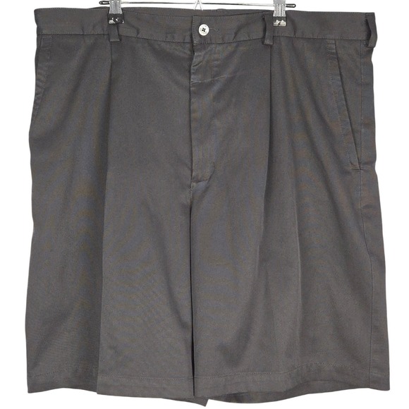 Nike Golf Shorts Mens 38 Black Dri-Fit Pleated Lightweight Golfing 9" Inseam - Picture 1 of 5